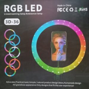 Φωτεινό δαχτυλίδι RGB LED 3D-36 OEM