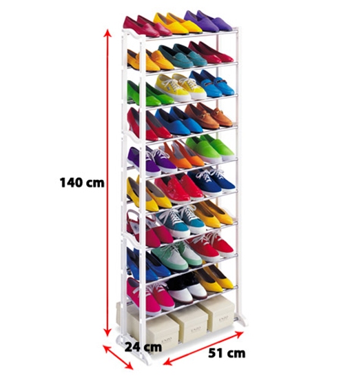 Stand αποθήκευσης 30 ζευγαριών παπουτσιών 0405 OEM