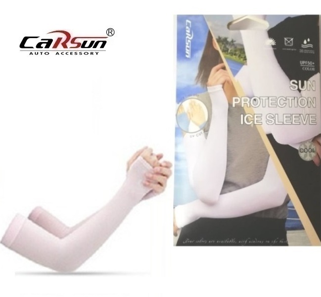 Αντηλιακά μανίκια 2τμχ ροζ 18276 CARSUN OEM