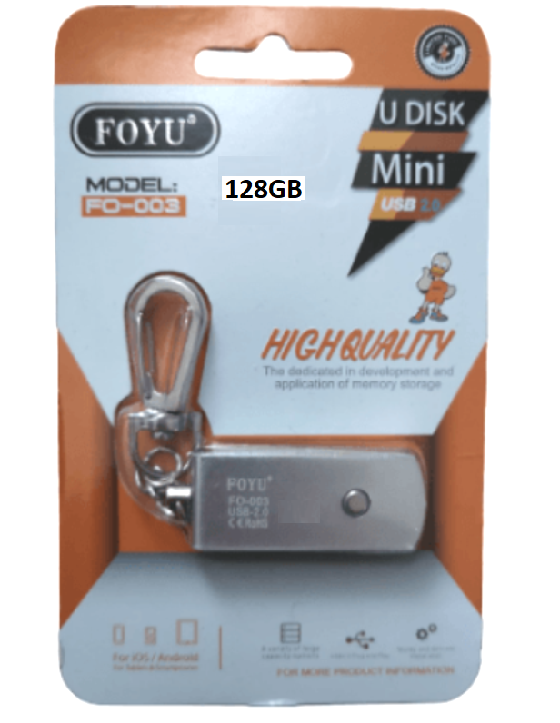 U disk μίνι USB 2.0 FO-003 FOYU 128GB FOYU