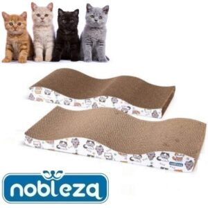 Κυματοειδές  ονυχοδρόμιο γάτας 2 τεμάχια Nobleza OEM