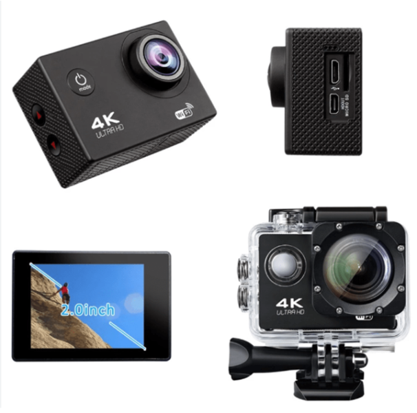 Αδιάβροχη κάμερα δράσης Ultra HD 4K WiFi 2.0in - Action Camera με πλήρη αξεσουάρ OEM