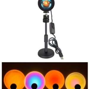 Λυχνία προβολής Ηλιοβασίλεμα LED USB YD - 009 OEM