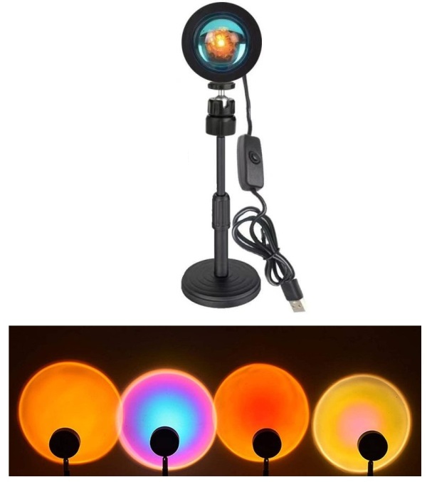 Λυχνία προβολής Ηλιοβασίλεμα LED USB YD - 009 OEM