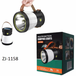 Ηλιακή πολυλειτουργική λάμπα κάμπινγκ USB 3W LED + SMD ZJ-1158 15100-84 OEM