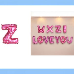 Μεταλλιζέ μπαλόνι γράμμα “Z” 16cm 16769 OEM