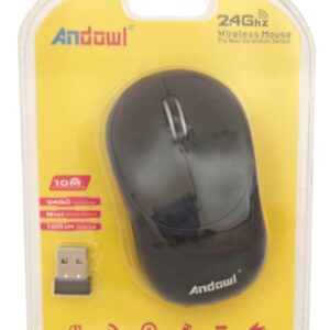 Ασύρματο εργονομικό ποντίκι 2,4 Ghz AN-185 ANDOWL QM64 Andowl