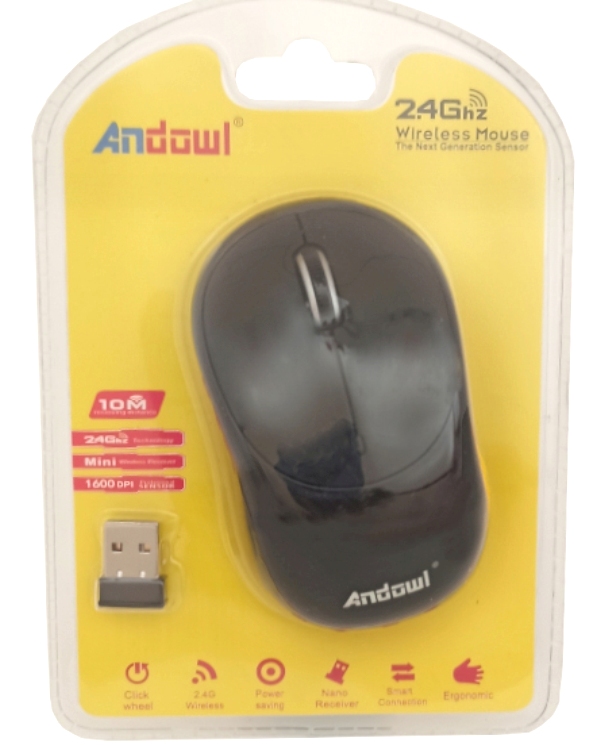 Ασύρματο εργονομικό ποντίκι 2,4 Ghz AN-185 ANDOWL QM64 Andowl