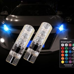 Ψείρες αυτοκινήτου LED 12V με τηλεχειριστήριο Τ10 OEM
