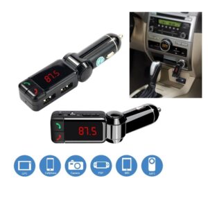Bluetooth Car Kit + Διπλός USB Φορτιστής 2.1A + MP3 player OEM