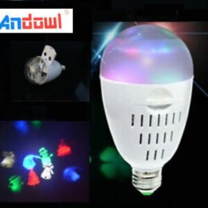 Περιστρεφόμενη χριστουγεννιάτικη LED λάμπα-προτζέκτορας, Andowl Q-RG36 0432 Andowl