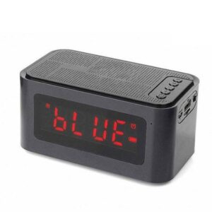 Ασύρματο επιτραπέζιο ηχείο Bluetooth με ξυπνητήρι, κάρτα TF S-61 OEM