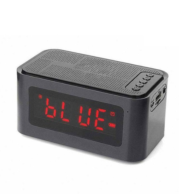 Ασύρματο επιτραπέζιο ηχείο Bluetooth με ξυπνητήρι, κάρτα TF S-61 OEM