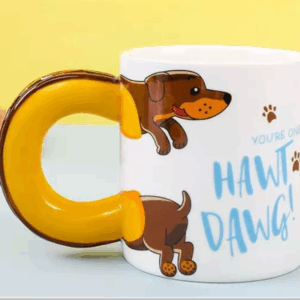 Κεραμική κούπα σκύλος λουκάνικο HAWT DAWG OEM