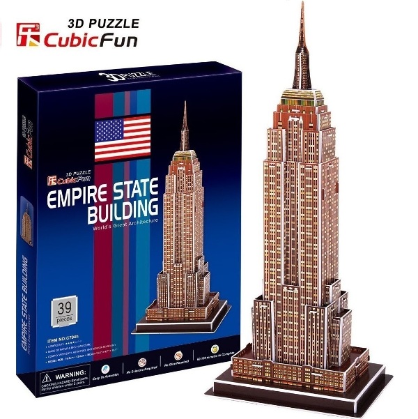 Τρισδιάστατο παζλ Empire State Building CubicFun OEM