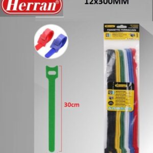 Δεματικά καλωδίων τύπου Velcro 12x300mm HERRAN 680095 HERRAN