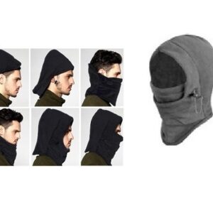 Ζεστή Κουκούλα Fleece 6 σε 1 σκούρο γκρι 38411-10 OEM