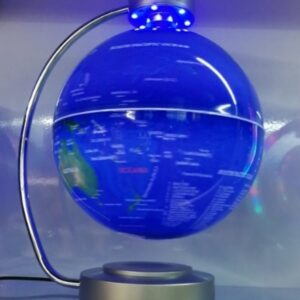 Μαγνητική αιωρούμενη υδρόγειος σφαίρα με LED φωτισμό, μπλε OEM
