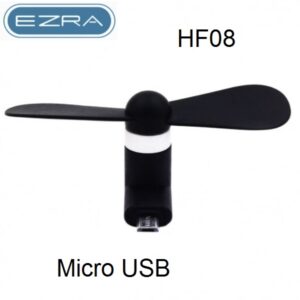Μίνι ανεμιστηράκι κινητού για Android με θύρα Micro USB μαύρο HF-08 EZRA EZRA