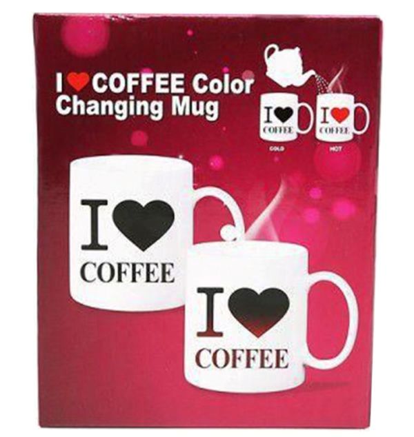 Θερμικά ευαίσθητη κεραμική κούπα I LOVE COFFEE 3636