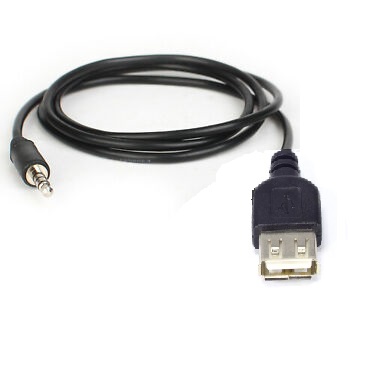 Αντάπτορας αρσενικό jack 3.5mm σε θηλυκό usb μήκους 1.5m OEM