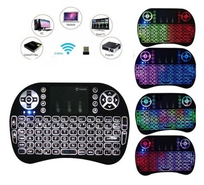 Μίνι ασύρματο πληκτρολόγιο RGB OEM