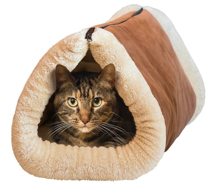 2 σε 1 τούνελ κρεβάτι & χαλάκι γάτας Kitty Shack 0405 OEM