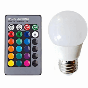 Λάμπα LED 3W με τηλεχειριστήριο και dimmer OEM