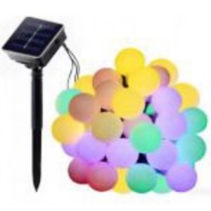 Ηλιακά πολύχρωμα φωτάκια σε γιρλάντα RGB 5 μέτρα 18779-34 OEM
