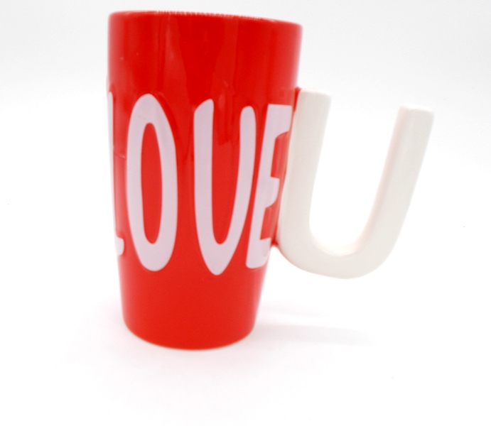 Κεραμική κούπα "LOVE U" OEM
