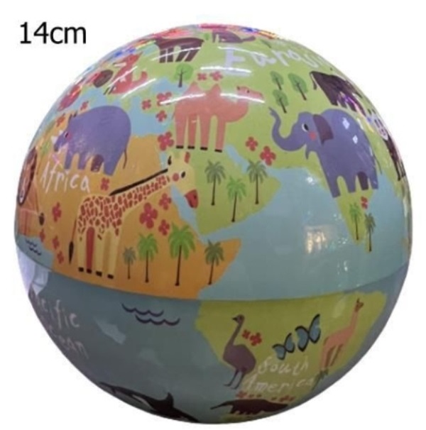 Μαγική περιστρεφόμενη σφαίρα 14cm Ζώα 00927 OEM