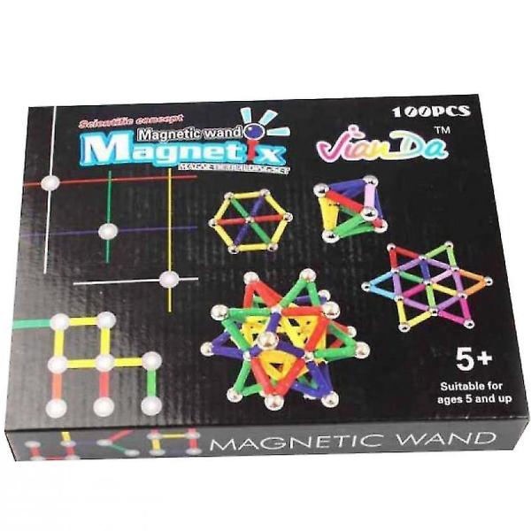 Μαγνητικό σετ κατασκευών Magnetix 100 τεμάχια JianDa 0509 OEM