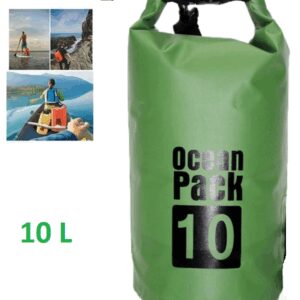 Αδιάβροχη τσάντα παραλίας Ocean Pack 10L λαδί 8128 OEM