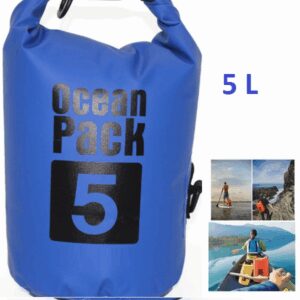 Αδιάβροχη τσάντα παραλίας Ocean Pack 5L μπλε 9203 OEM