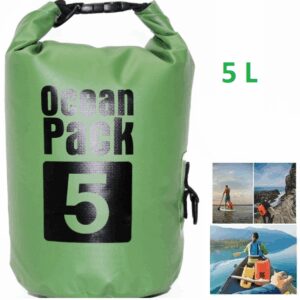 Αδιάβροχη τσάντα παραλίας Ocean Pack 5L λαδί OEM