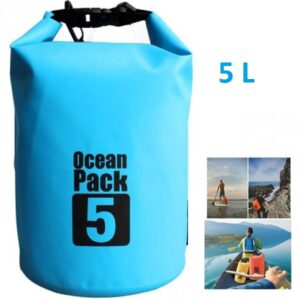 Αδιάβροχη τσάντα παραλίας Ocean Pack 5L γαλάζιο OEM