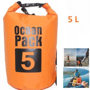 Αδιάβροχη τσάντα παραλίας Ocean Pack 5L πορτοκαλί OEM