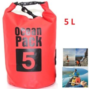 Αδιάβροχη τσάντα παραλίας Ocean Pack 5L κόκκινη OEM