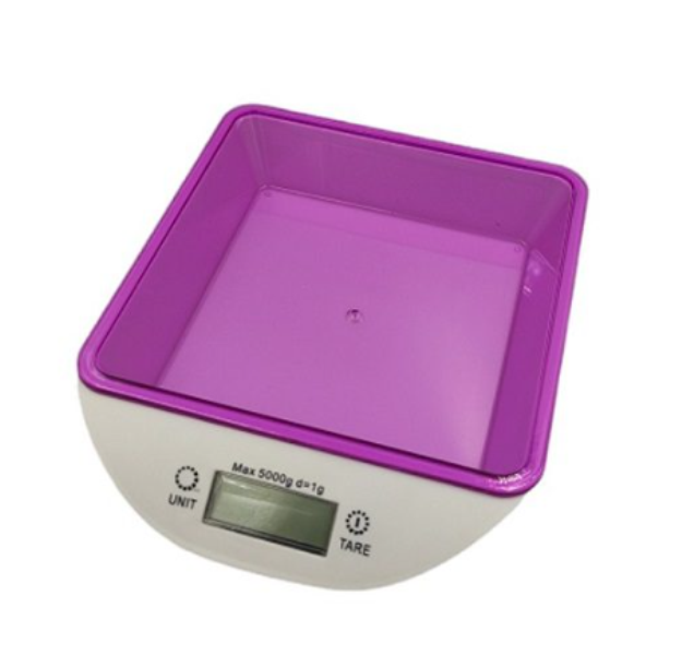 Ψηφιακή ζυγαριά κουζίνας  5kg, Μωβ OEM