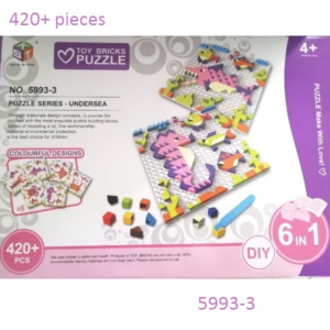 Παζλ με τουβλάκια Θάλασσα DIY 420+ τεμάχια 5993-3 OEM