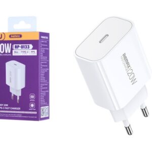 Φορτιστής πρίζας χωρίς καλώδιο με θύρα USB-C 20W REMAX PR-U133 OEM