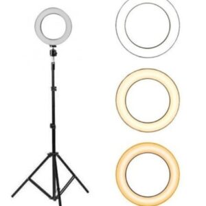 Φωτιστικό δαχτυλίδι USB LED 16 cm με ροοστάτη και μεγάλο τρίποδο 0485 OEM