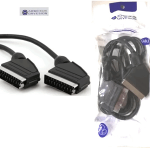 Καλώδιο Scart 21pin σε Scart 21pin 1.5m μαύρο AOWEIXUN OEM