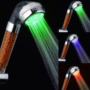 Τηλέφωνο ντουζιέρας Spa με φωτισμό LED & φίλτρο αρνητικών ιόντων OEM