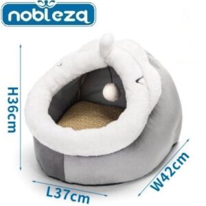 Κρεβάτι-φωλιά γάτας γκρι Nobleza NOBLEZA