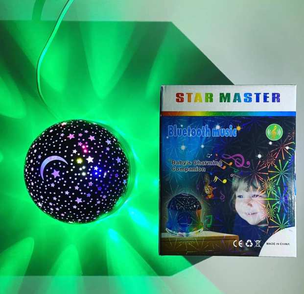 Star master περιστρεφόμενο νυχτερινό φως με μουσική Bluetooth