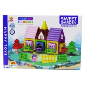 Μαγνητικά τουβλάκια κατασκευών 3D Sweet Garden 49 τεμάχια 0512 OEM
