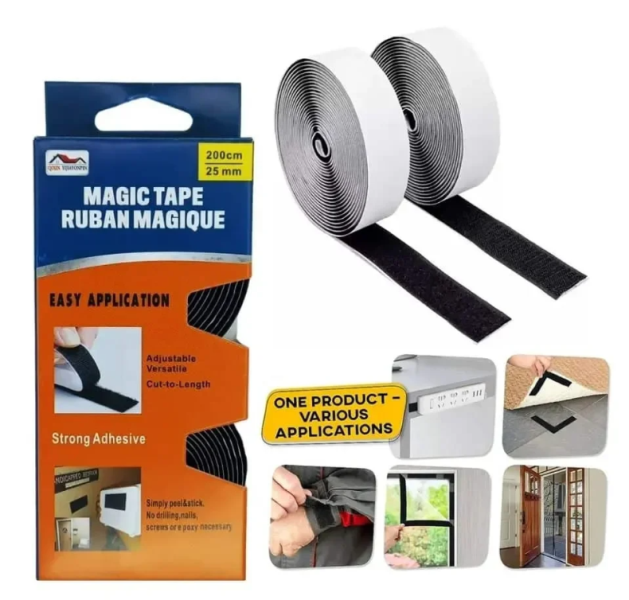 Αυτοκόλλητη ταινία χριτς-χρατς 200 cm x 25 mm OEM