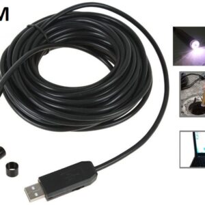 USB ενδοσκοπική αδιάβροχη κάμερα μικροσκόπιο 5m με φωτισμό 6x LED OEM