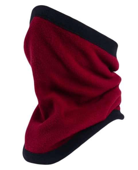 Δίχρωμος fleece λαιμός, μαύρο/μπορντώ OEM